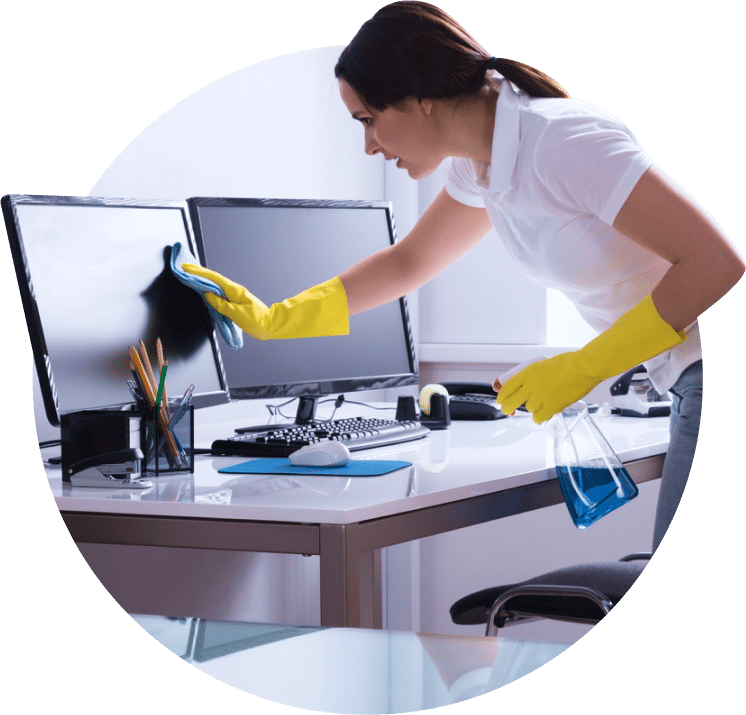 Our commercial office cleaning improves your staff's health