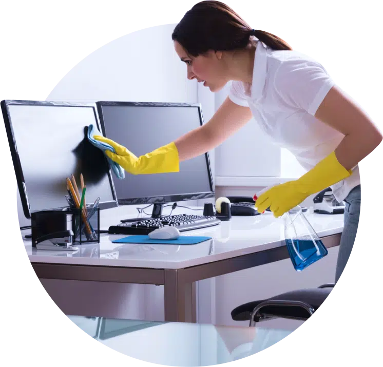 Our commercial office cleaning improves your staff's health