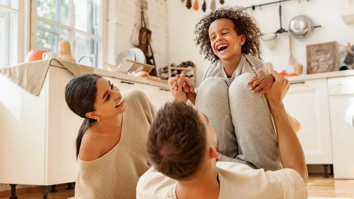 Intensive home cleaning creating a clean and healthy home environment for a happy family