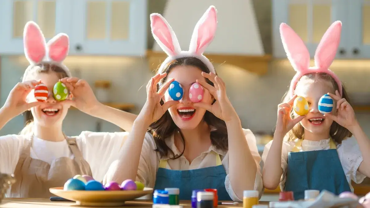 Get Your Home Ready for Easter by Cali Maids, family celebrating Easter at home